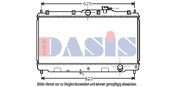AKS DASIS Radiators, Motora dzesēšanas sistēma 100590N